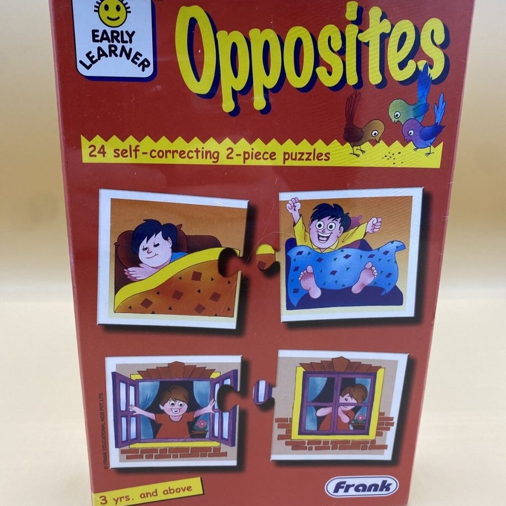 Educational Learner Self-Correcting Jigsaw Puzzle Toy Set With Images | Ages 3+.